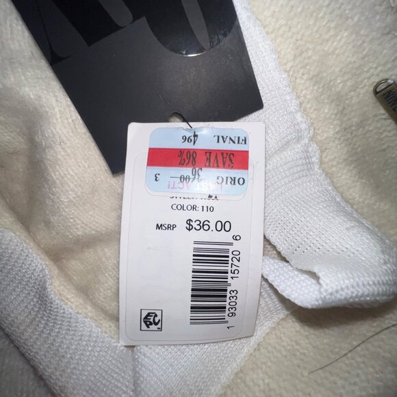 Nine‎ West Wool Blend Ivory Newsboy Cap With Tag - Picture 5 of 6